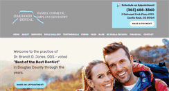 Desktop Screenshot of castlerockdentalcenter.com